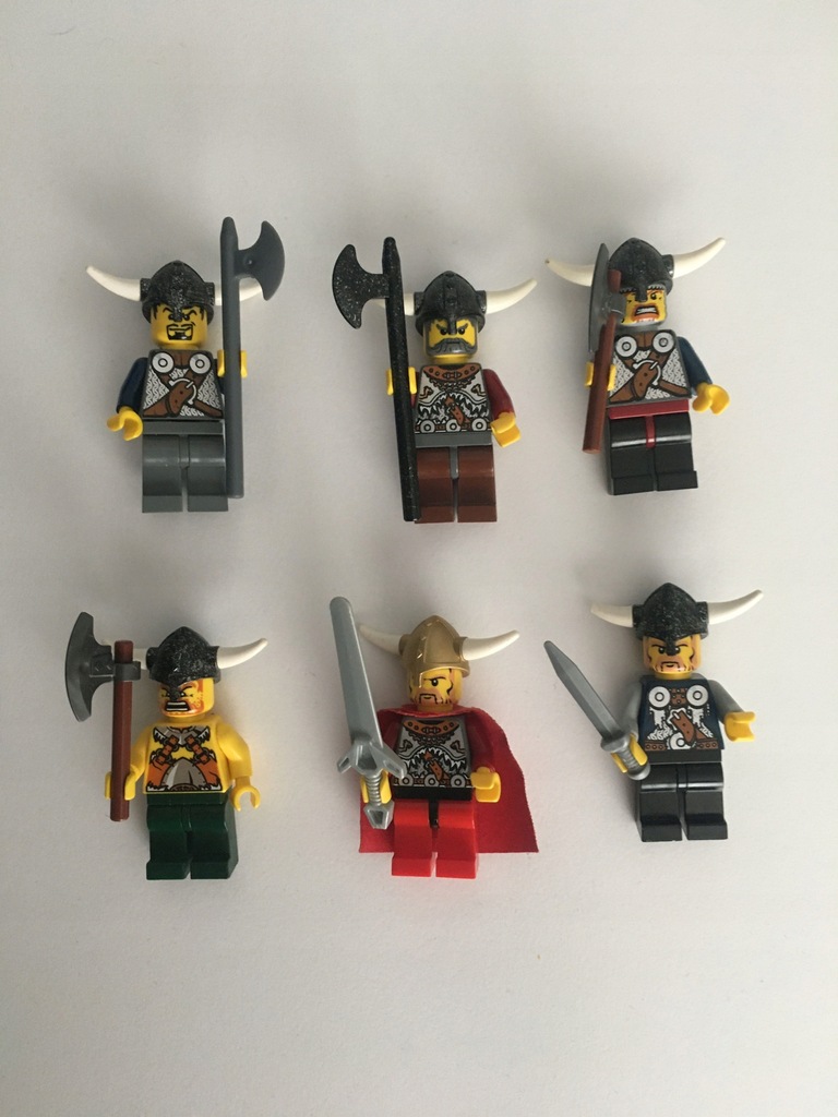 lego figurki viking 7018 vikings 7019 rycerze