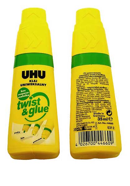 (UHU1) uniwersalny klej UHU Twist&Glue 35ml