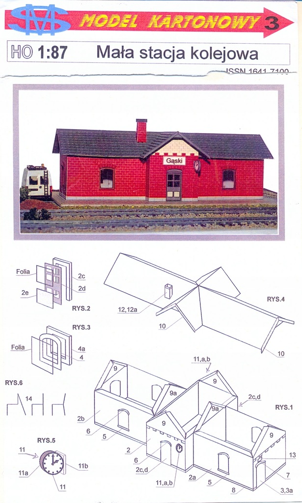 Świat Modeli - Mała stacja kolejowa - 1x87