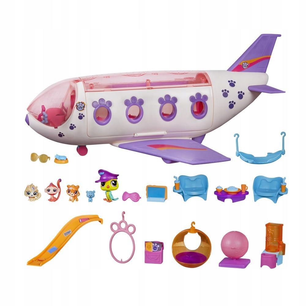 Hasbro Littlest Pet Shop Samolot Zwierzaków B1242