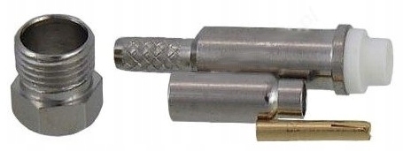 GNIAZDO FME EF12 NA KABEL RG174 ZACISKAN E VITALCO