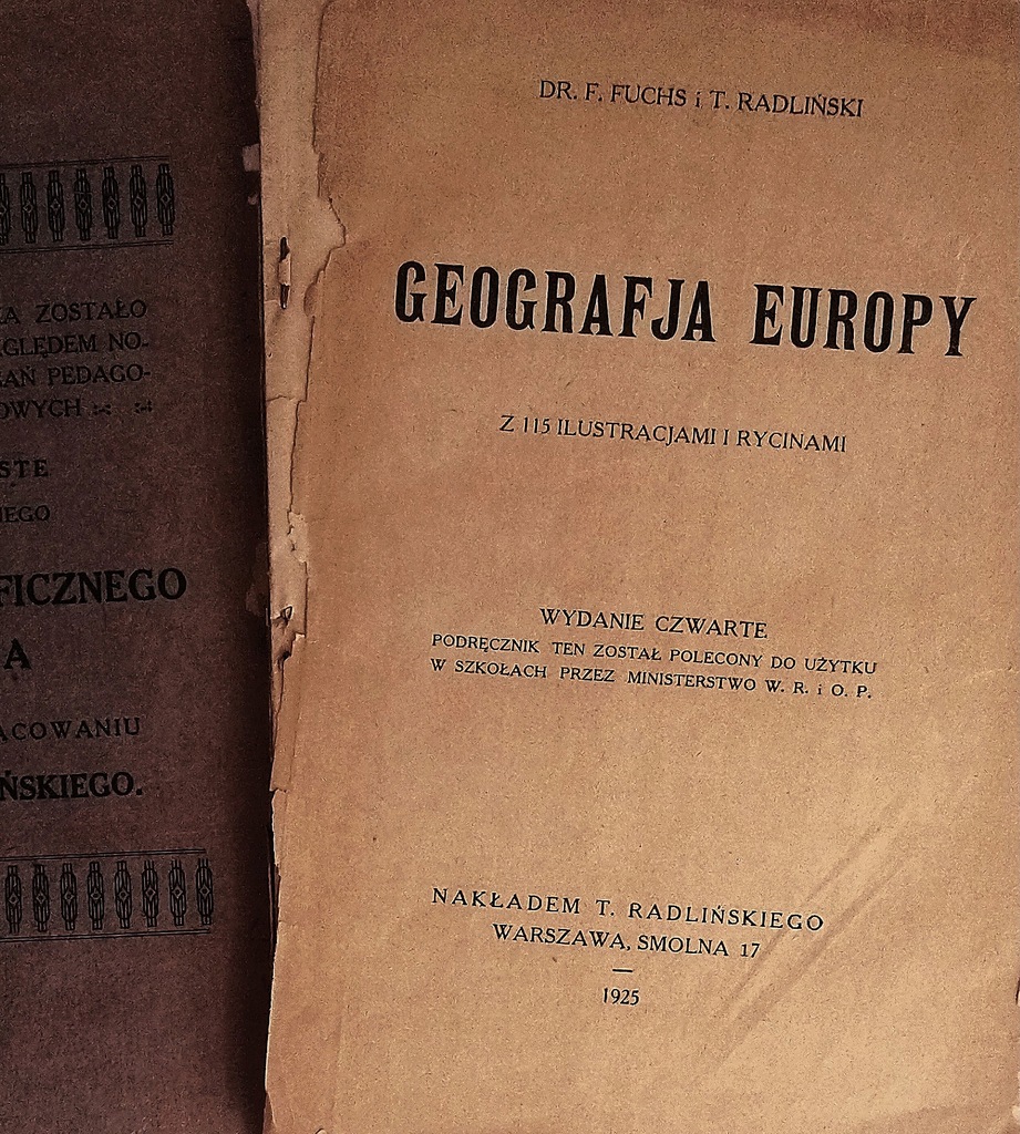 Geografja Europy F. Fuchs i T. Radliński SPK