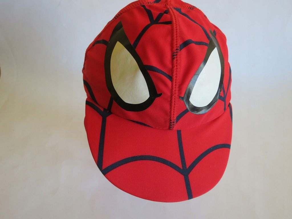 Super czapka z daszkiem i osloną Spiderman - 48cm.