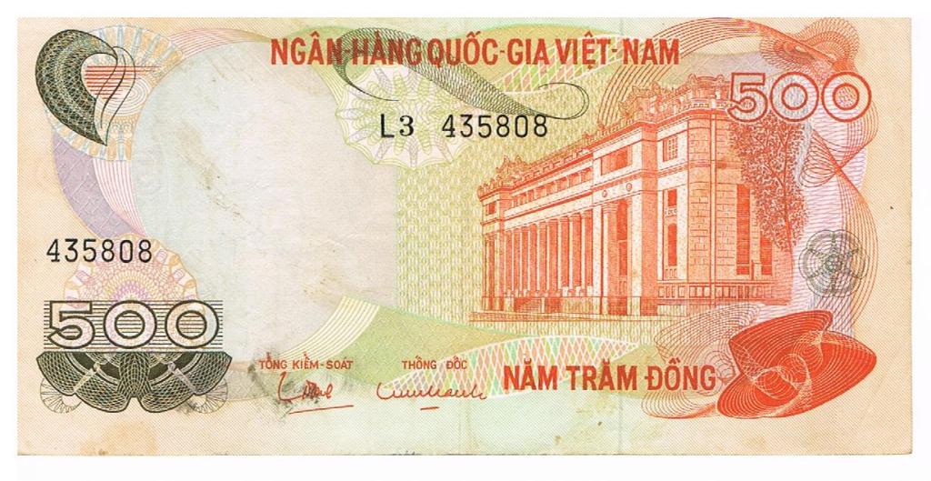 Wietnam Południowy 500 dong