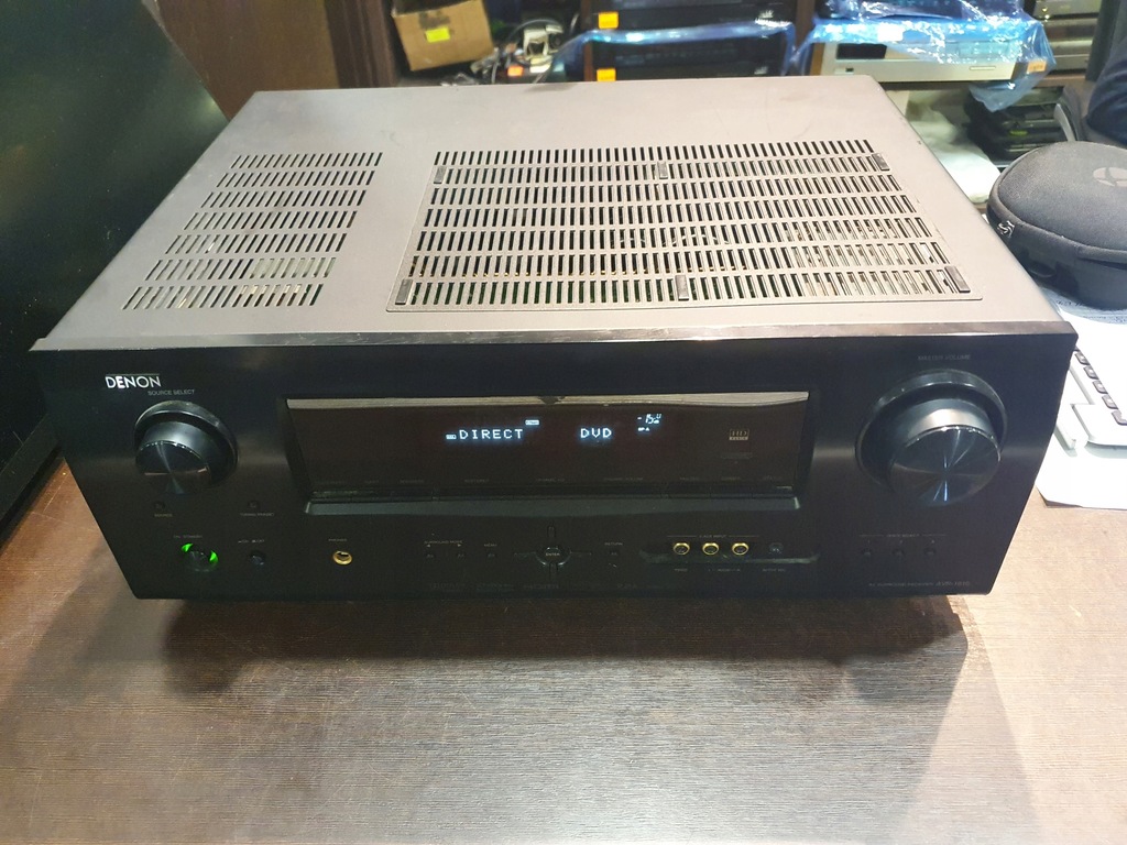 Amplituner Denon AVR1610 czarny 12762979282 oficjalne archiwum Allegro