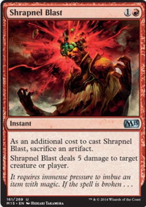 MTG 2x Shrapnel Blast uncommon M15