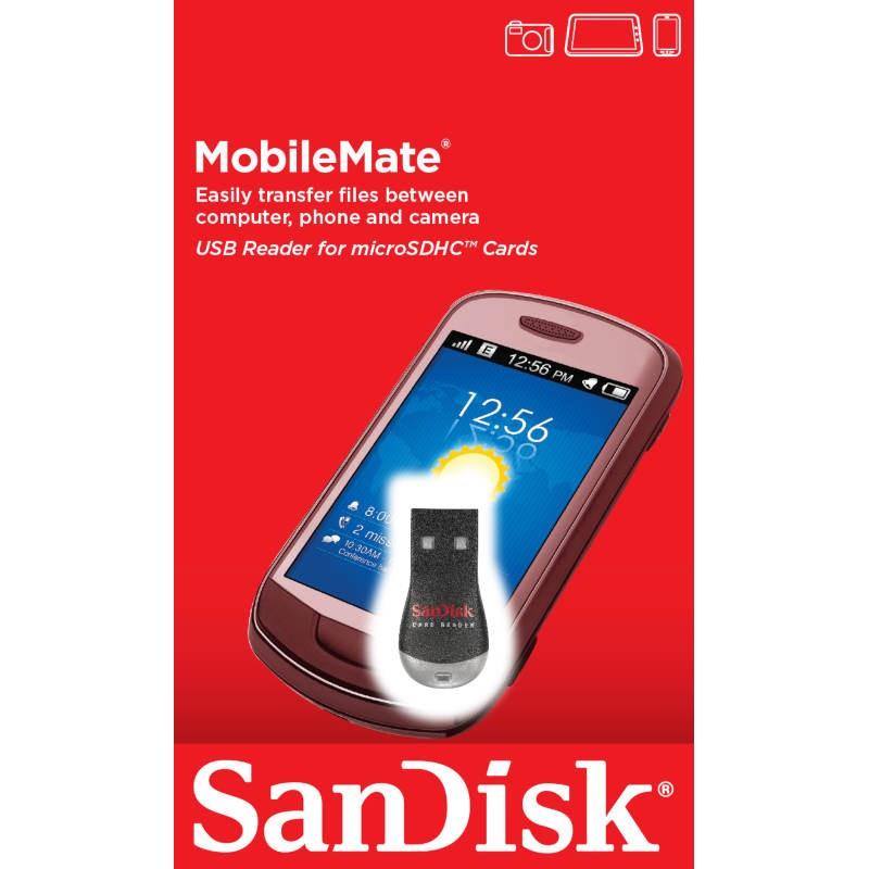 Купить Устройство чтения карт памяти SanDisk MobileMate microSD: отзывы, фото, характеристики в интерне-магазине Aredi.ru