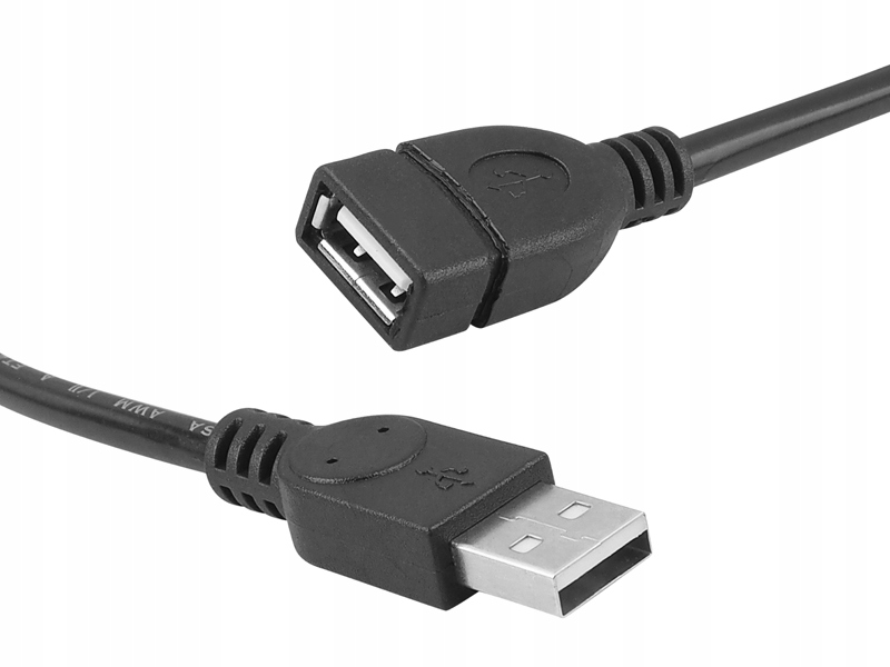 Przedłużacz USB typ A wtyk - gniazdo 2 m z filtrem