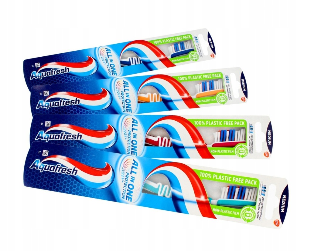 Aquafresh Szczoteczka do zębów All In One MEDIUM