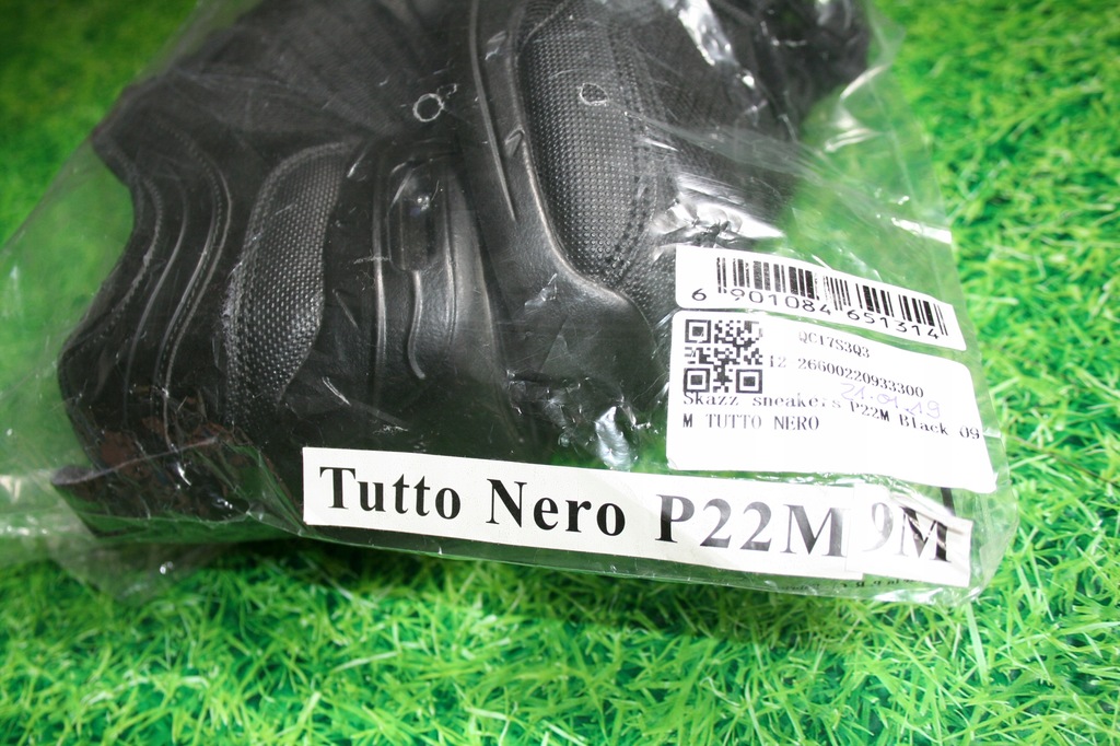 Sneakers 39 Tutto Nerro Skazz TANIO czarne oryg.