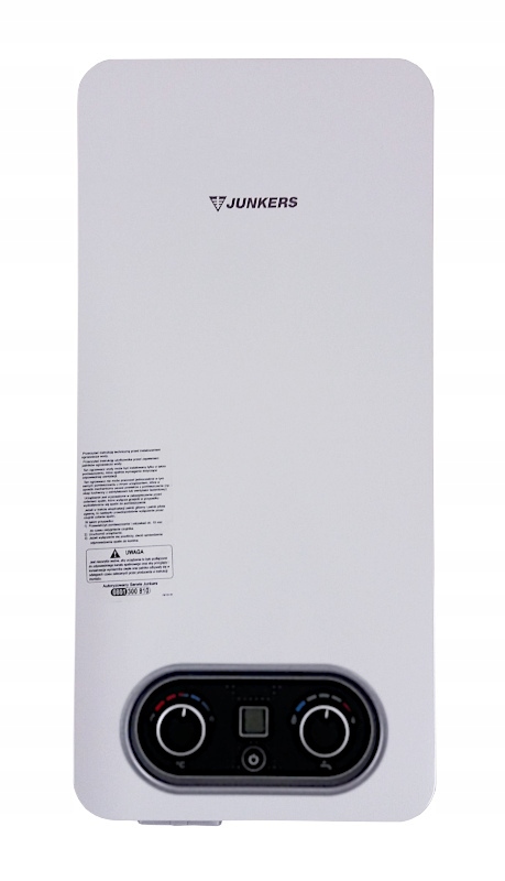 JUNKERS WRD 10-4KB PIECYK PODGRZEWACZ GAZOWY Z LCD