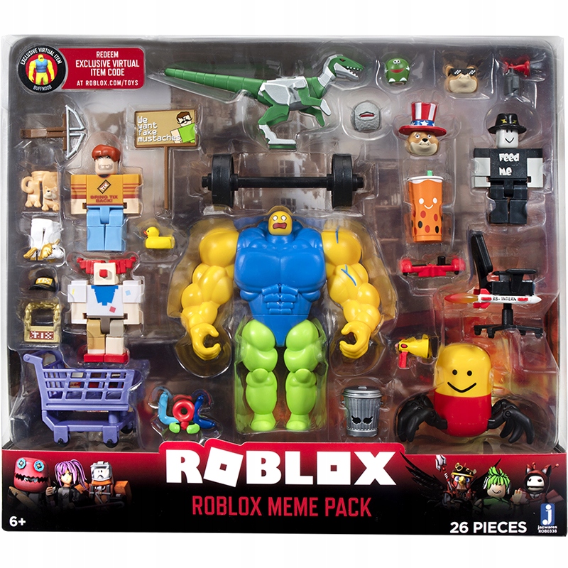 Roblox zestaw Meme Pack figurki 26elem kod do gry