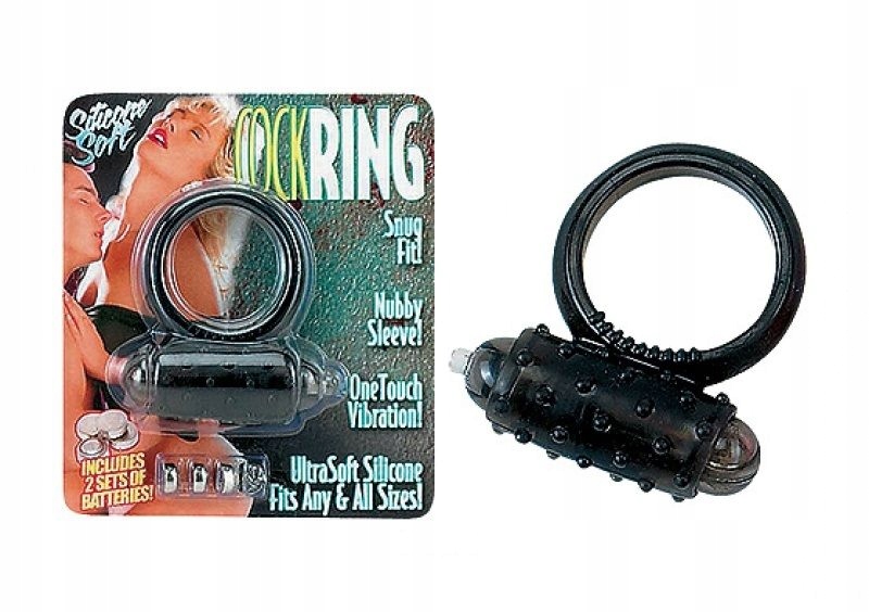 Pierścień na penisa - Cockring czarny