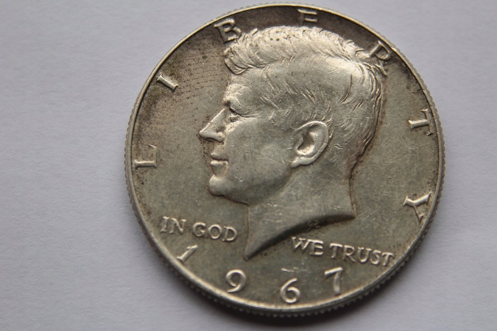 HALF DOLLAR 1967 R . SREBRO - (G74