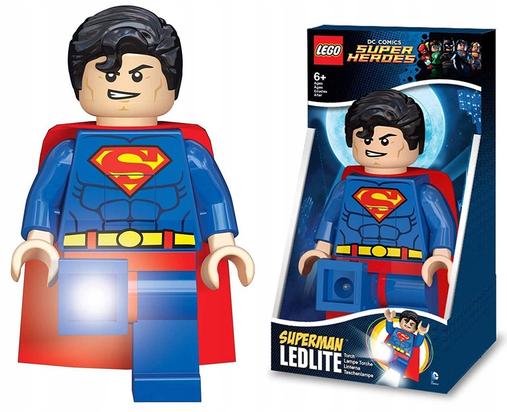 LEGO LED FIGURKA LATARKA SUPER HEROES SUPERMAN