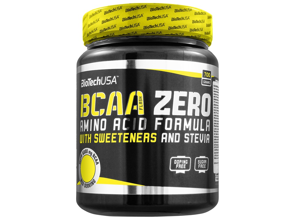 BIOTECH USA BCAA FLASH ZERO 700g AMINOKWASY SIŁA !