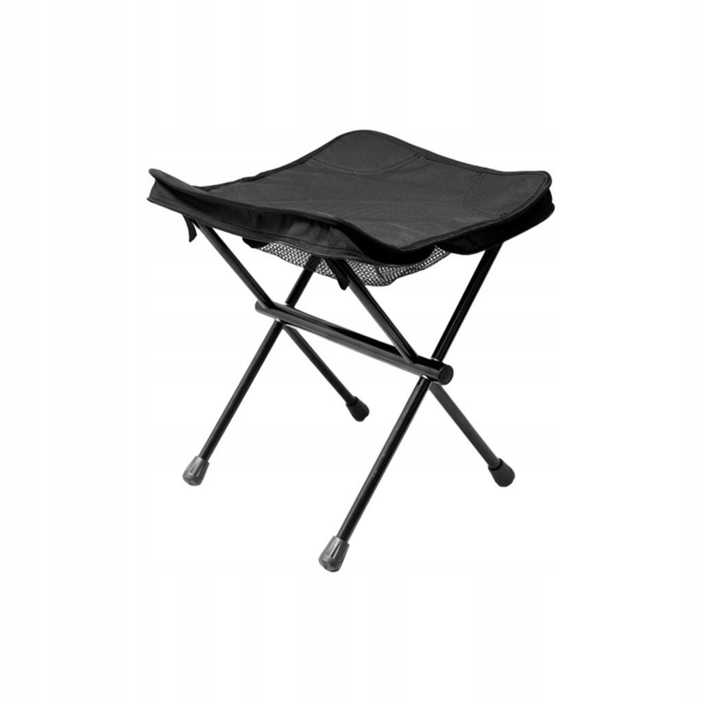 Folding Stool Camping Chair for Adult Hiking Black