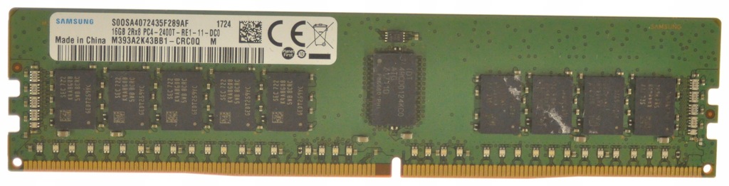 Pamięć RAM 16GB DDR4 Samsung 2400MHz ECC REG