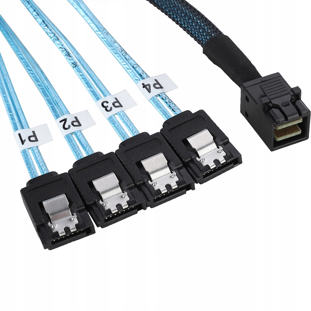Cabledeconn Mini SAS SFF-8643 na 4 kabel SATA