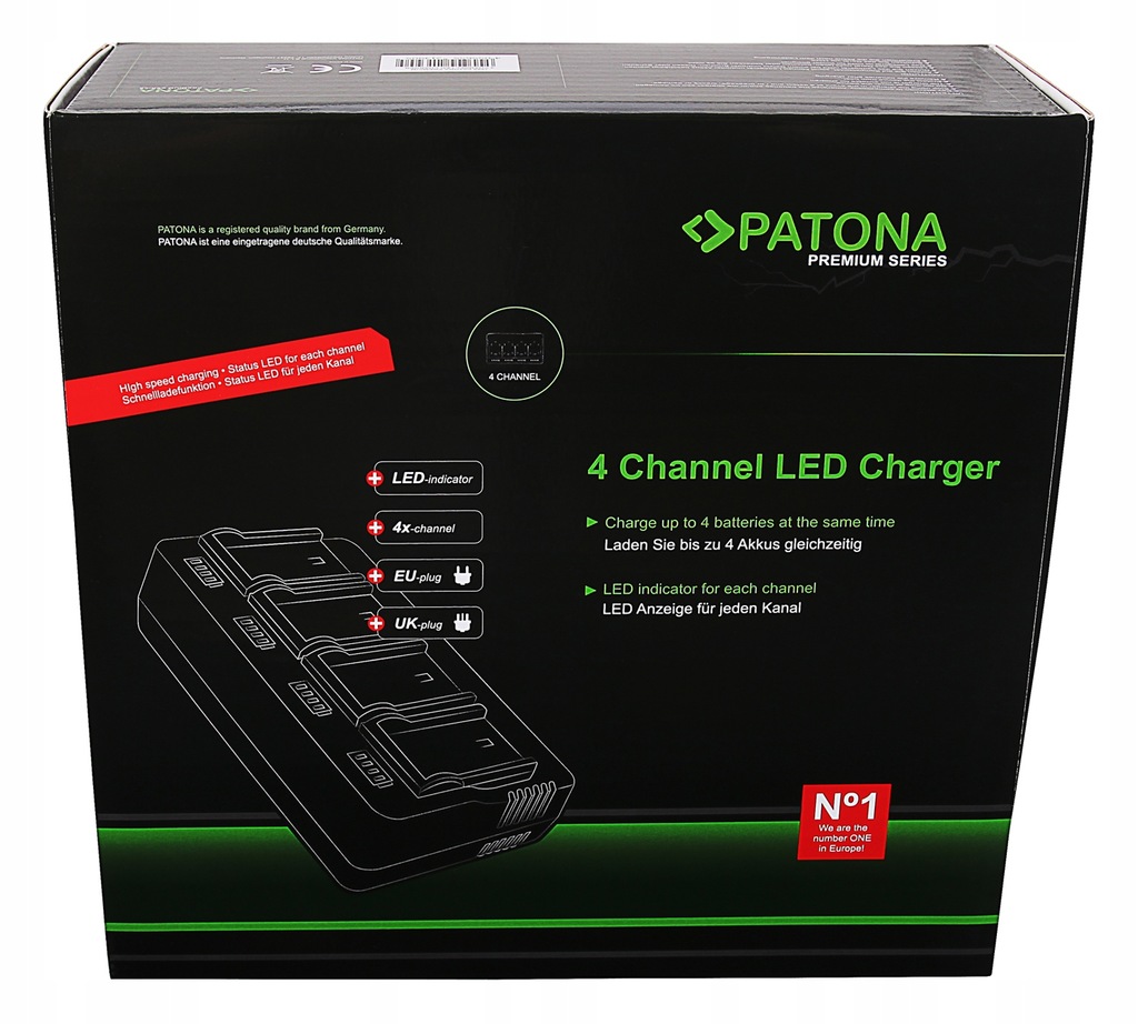 Купить Процессор Patona Charger 4 CH для аккумуляторов Sony NP-F: отзывы, фото, характеристики в интерне-магазине Aredi.ru