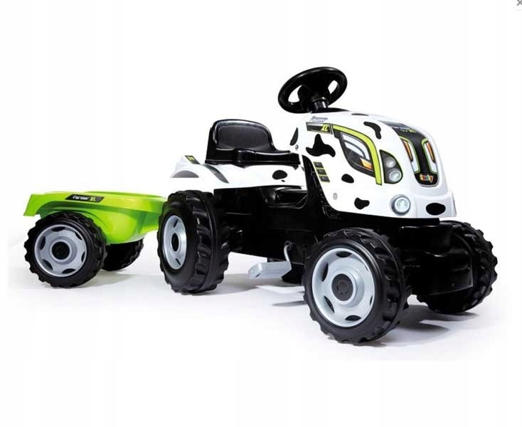 SMOBY 710113 Traktor XL Krówka SMOBY