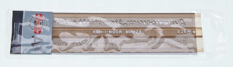 KOH-I-NOOR Szablon Pisma Technicznego 2,5mm OKAZJA