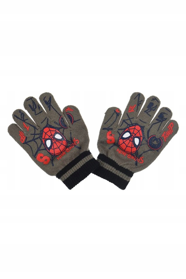 Zielone rękawiczki chłopięce Marvel Spider-Man