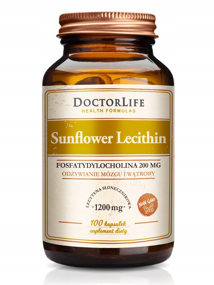 Sunflower Lecithin lecytyna słonecznikowa 1200mg