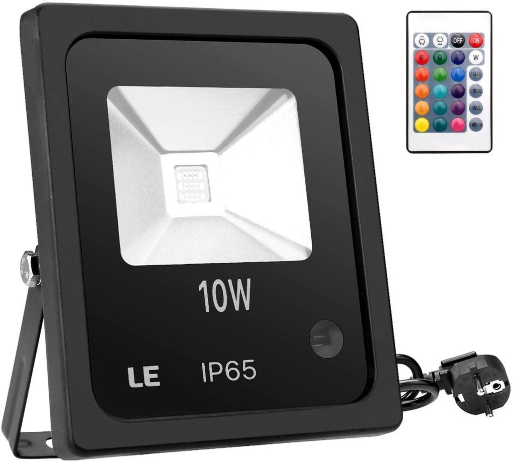 lampa zewnętrzna reflektor LE RGB LED 10 W