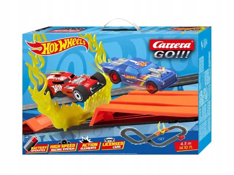 TOR WYŚCIGOWY HOT WHEELS SKOCZNIA 4,3 M