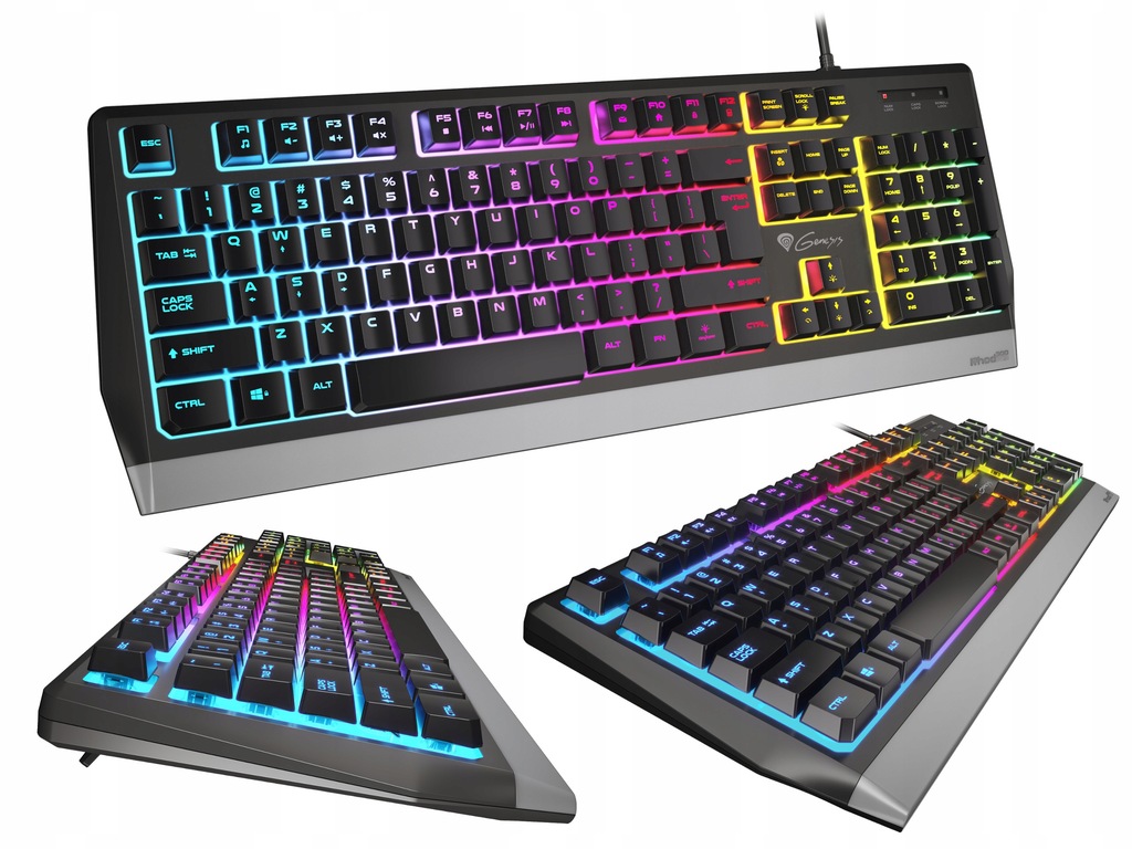 Купить Клавиатура Genesis Rhod 300 RGB с подсветкой: отзывы, фото, характеристики в интерне-магазине Aredi.ru