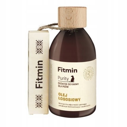 Fitmin Purity 100% olej z łososia bogaty w Omega-3 EPA+DHA butelka 300ml