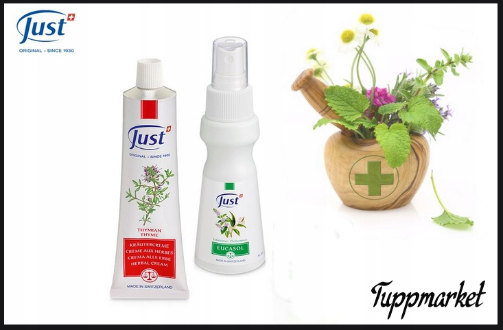 Just Swiss Herbs Herbal Cream Thyme + Eucasol