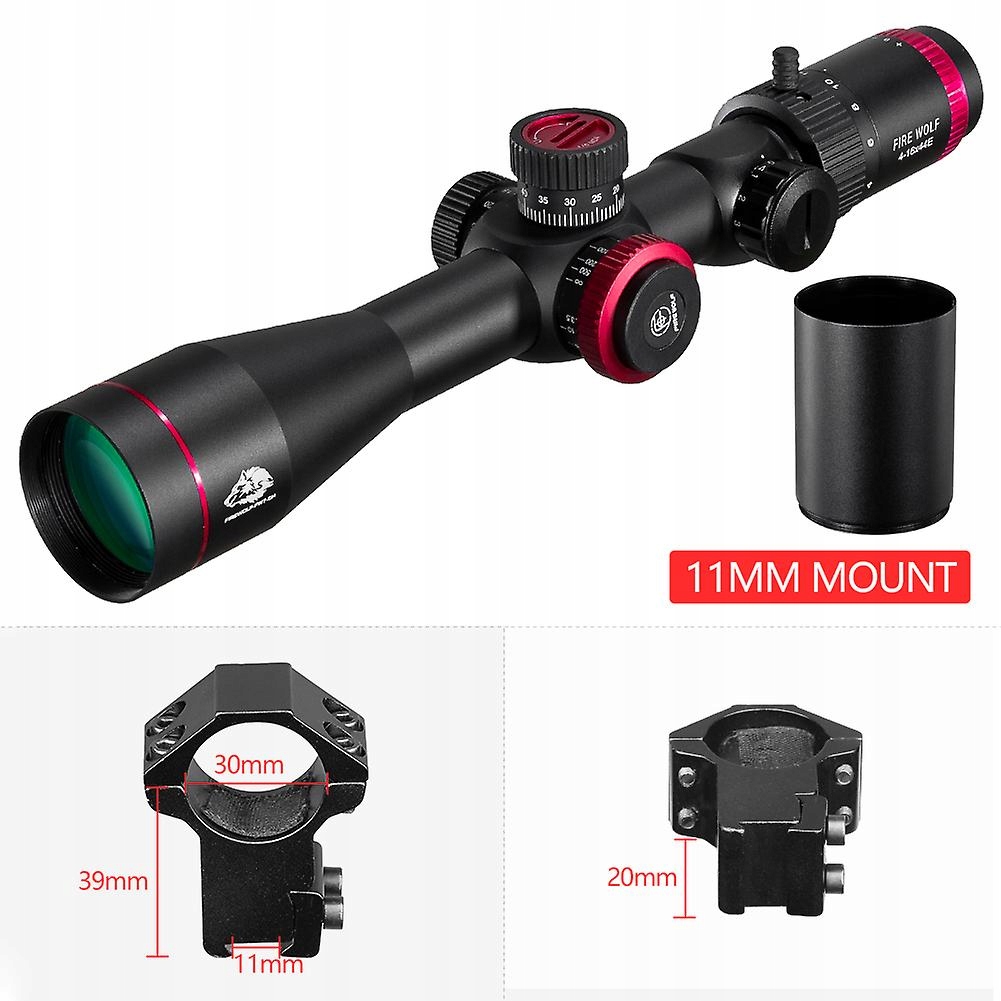 Fire Wolf Qz 4-16x44 Scope Ffp Red Green Hunting