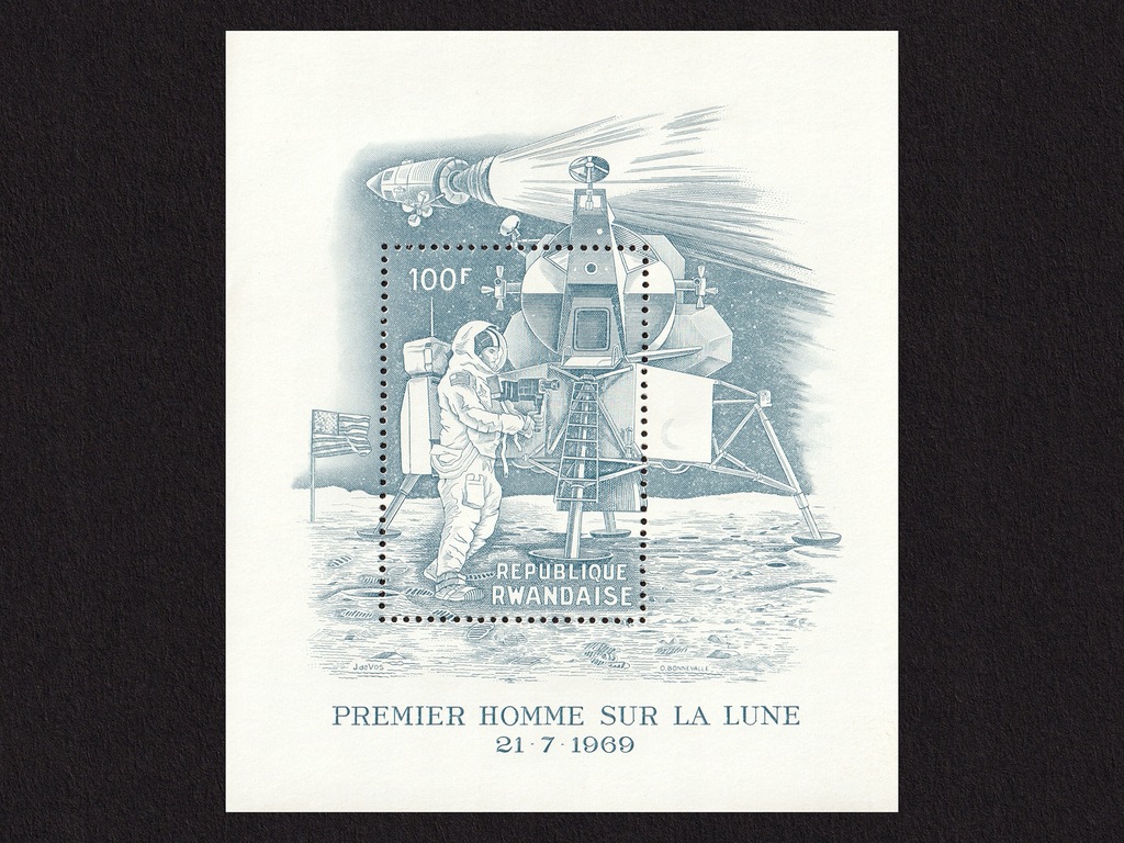 Купить Руанда Первый полет Аполлона-11 к лунному блоку**: отзывы, фото, характеристики в интерне-магазине Aredi.ru