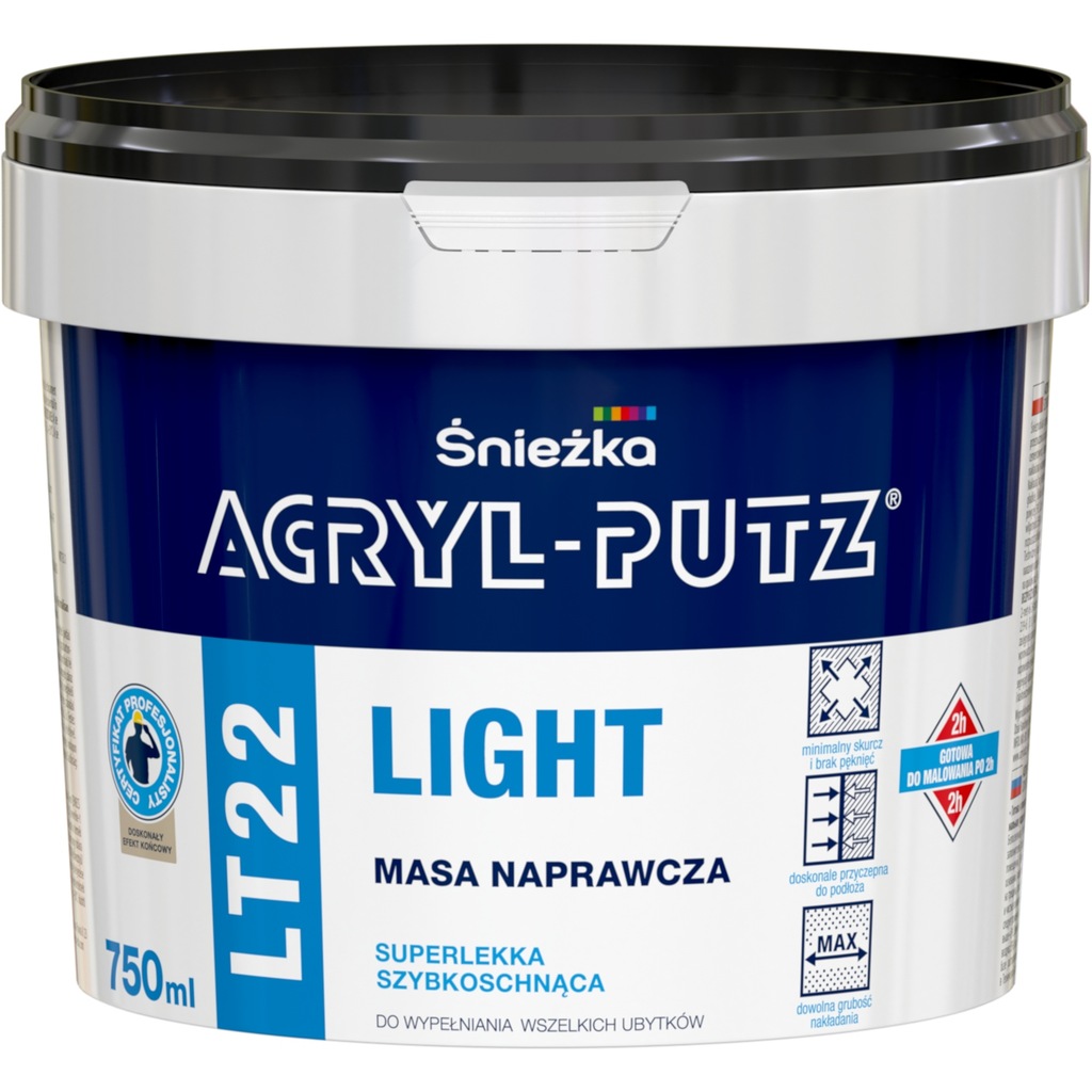 ACRYL-PUTZ LIGHT LT22 masa naprawcza 750ml
