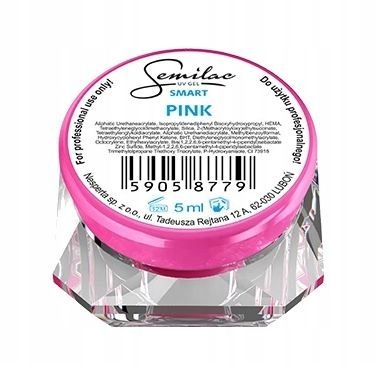 Semilac Żel UV Smart Pink budujący przedłuża 5ml