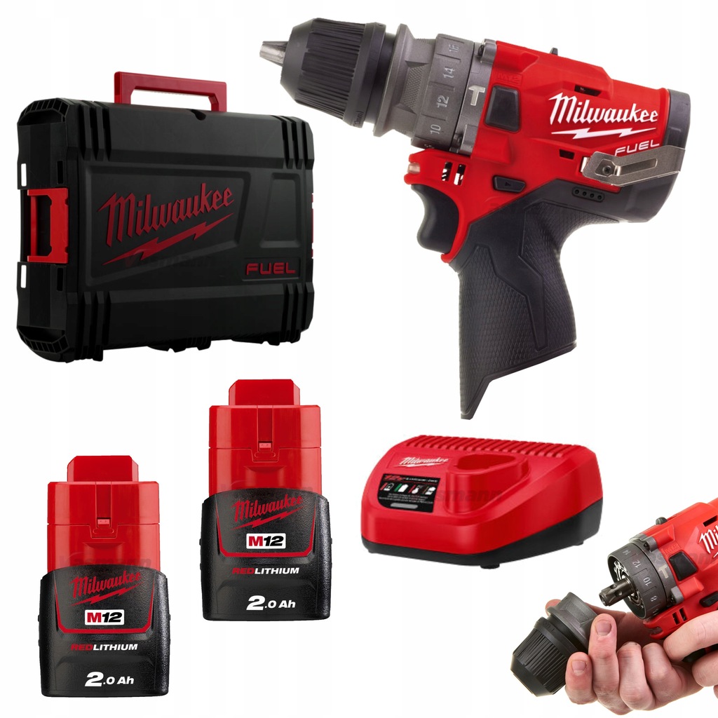 WIERTARKO-WKRĘTARKA UDAR. MILWAUKEE M12 FPDX-202X