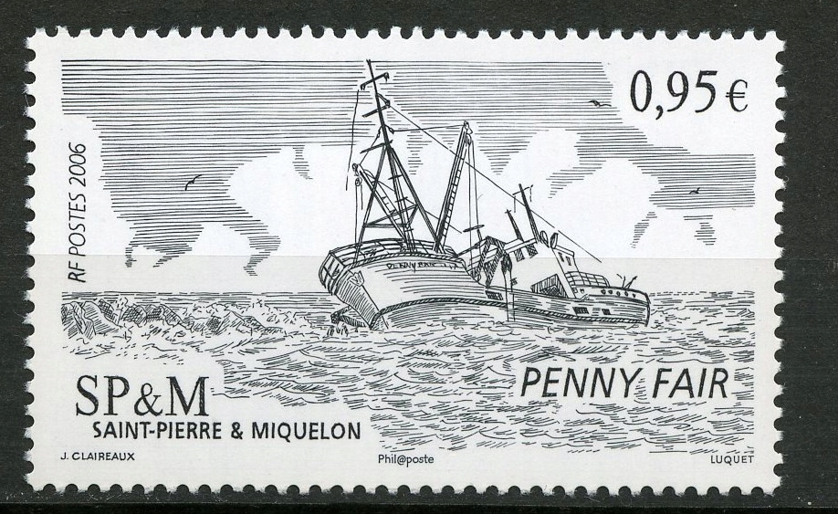 Saint Pierre i Miquelon **Mi. 809 Marynistyka