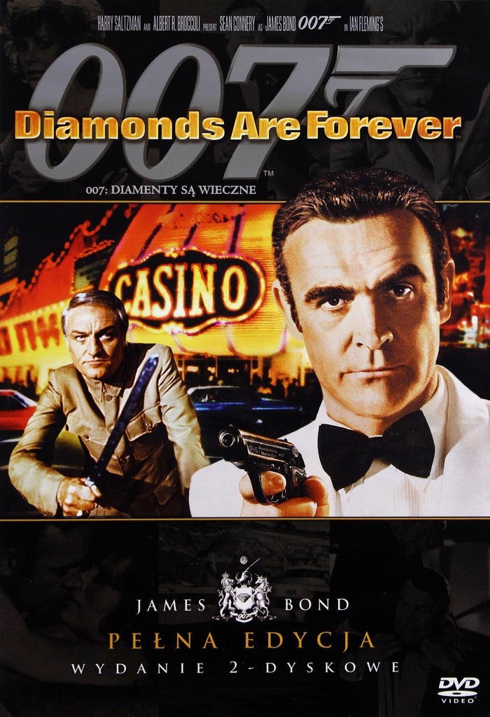 JAMES BOND 007: DIAMENTY SĄ WIECZNE UE [2DVD]