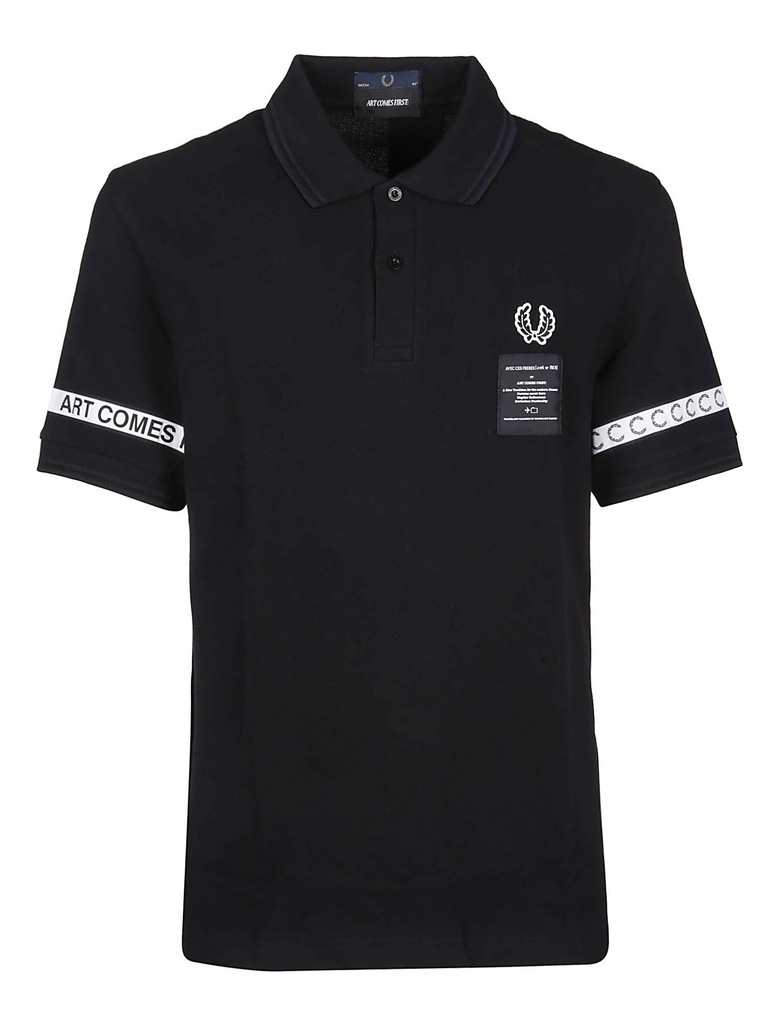 FRED PERRY MĘŻCZYZN CZARNY BLUZY 42 IT