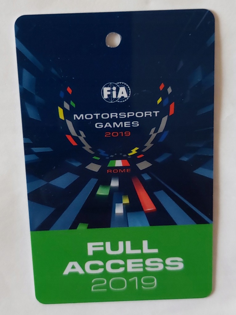 KARTA | FIA MOTORSPORT GAMES 2019 ROME FULL ACCESS