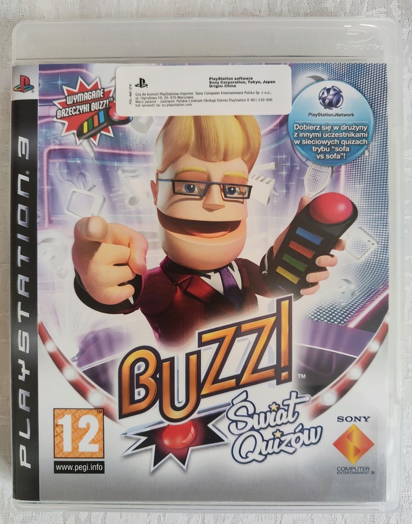 Buzz Świat Quizów PL PS3 PlayStation 3