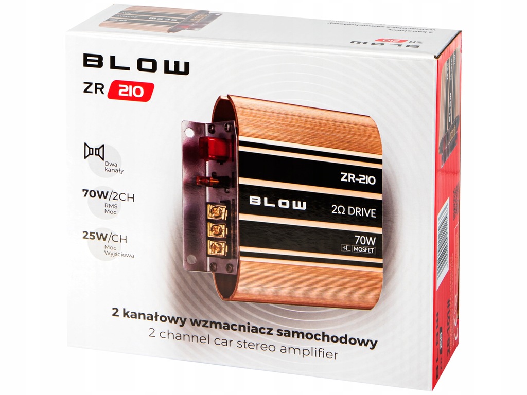 Купить Двухканальный автомобильный усилитель BLOW на МОП-транзисторах мощностью 70 Вт.: отзывы, фото, характеристики в интерне-магазине Aredi.ru