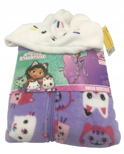 Gabby's Dollhouse Koci domek Gabi Onesie dziecięce 122-128cm