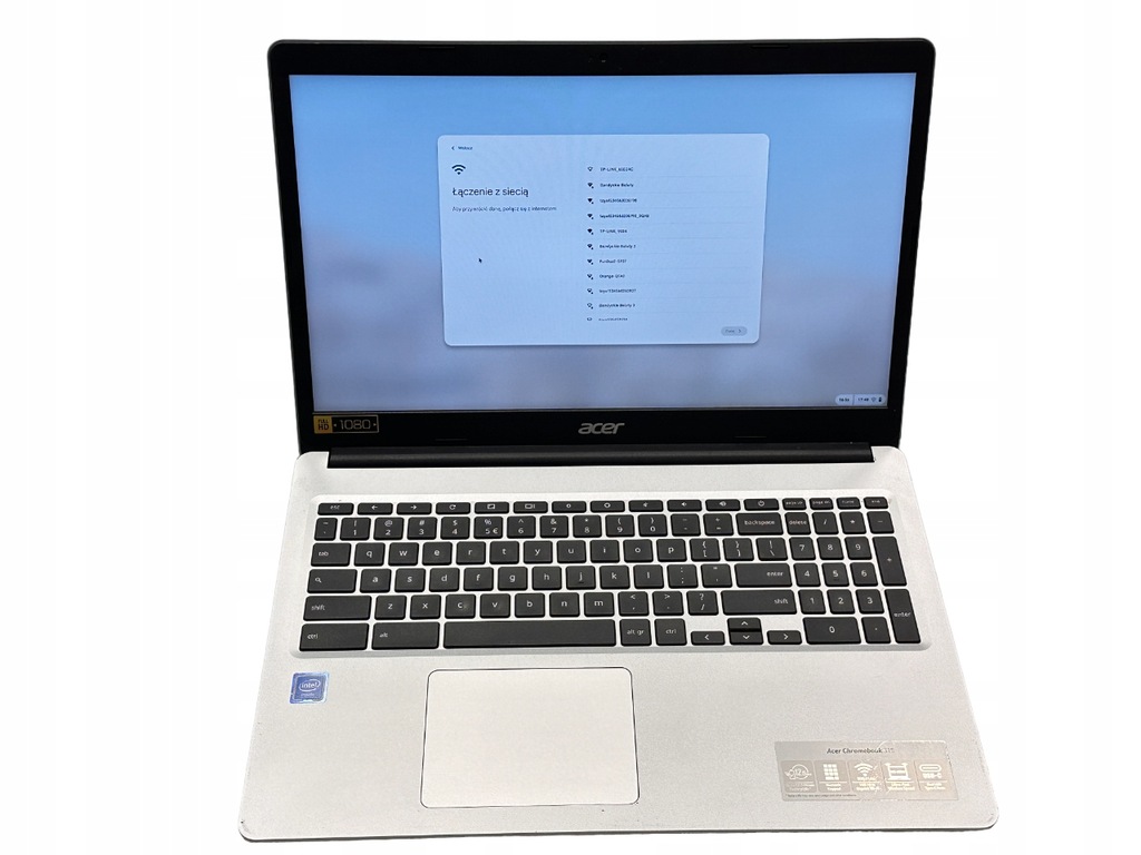 Laptop Acer Chromebook CB315-3H 8 GB /128 GB srebrny
