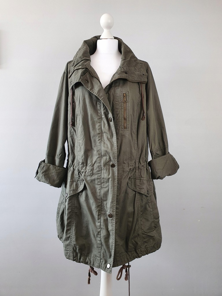 C&A YESSICA parka kurtka KHAKI 48/50 luźny