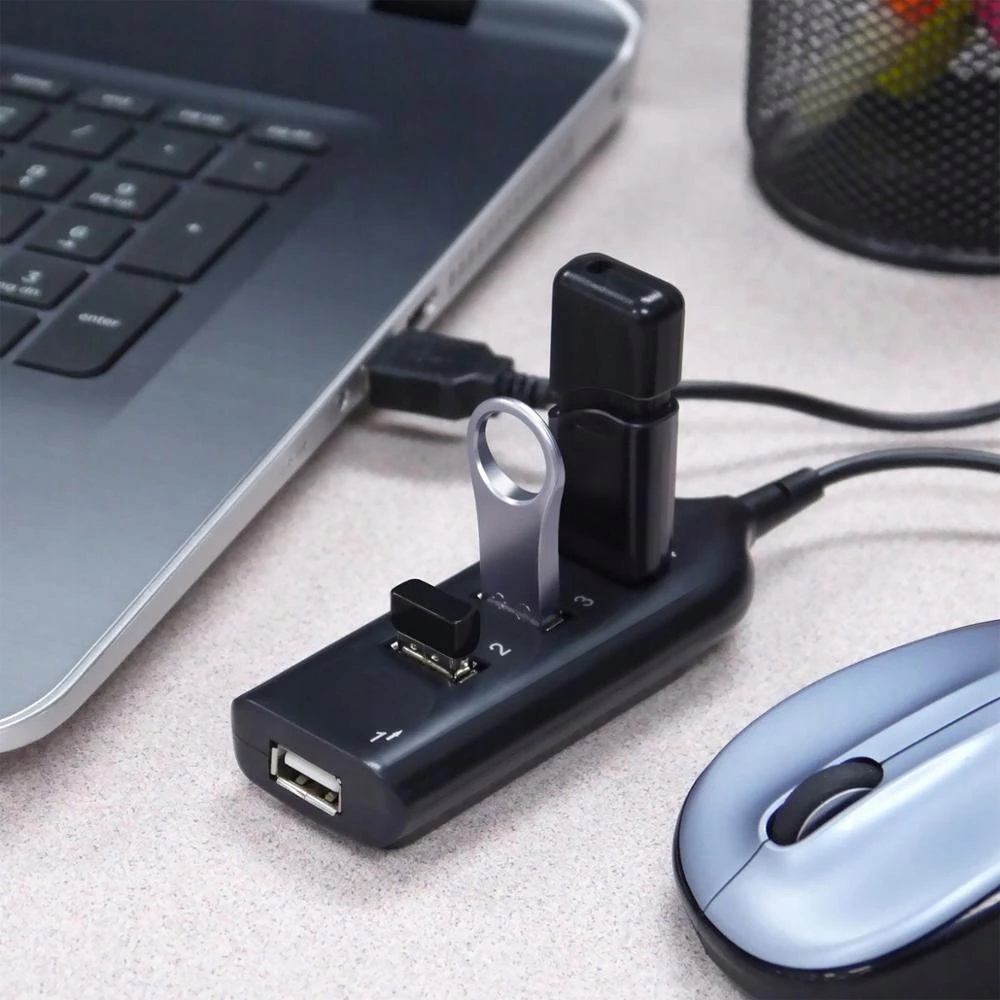 Купить USB-разветвитель AH2 USB-концентратор на 4 порта с кабелем: отзывы, фото, характеристики в интерне-магазине Aredi.ru