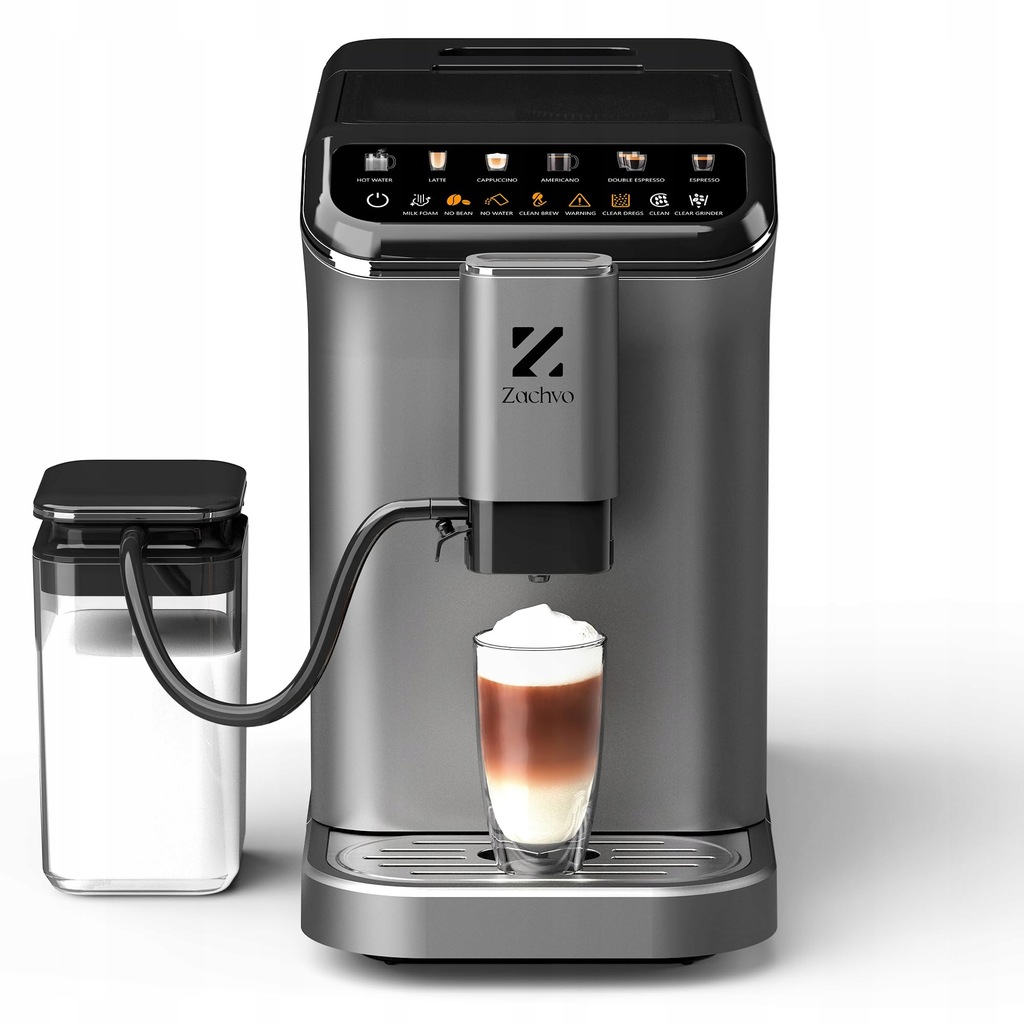 Zachvo Kaffeevollautomat, Intuitives Farbdisplay,