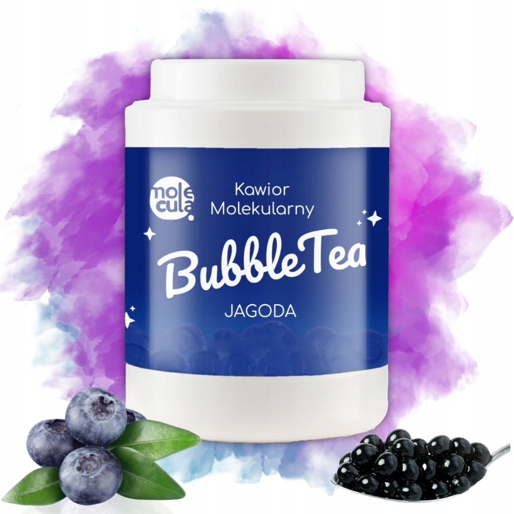 KULKI DO BUBBLE TEA KAWIOR MOLEKULARNY JAGODA 2KG 14048864507